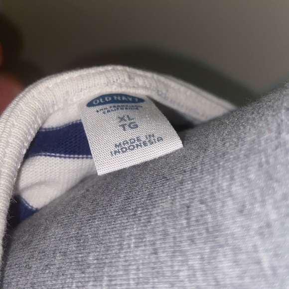 EUC Old Navy Cream & Navy Blue Stripe Dress - Picture 7 of 7